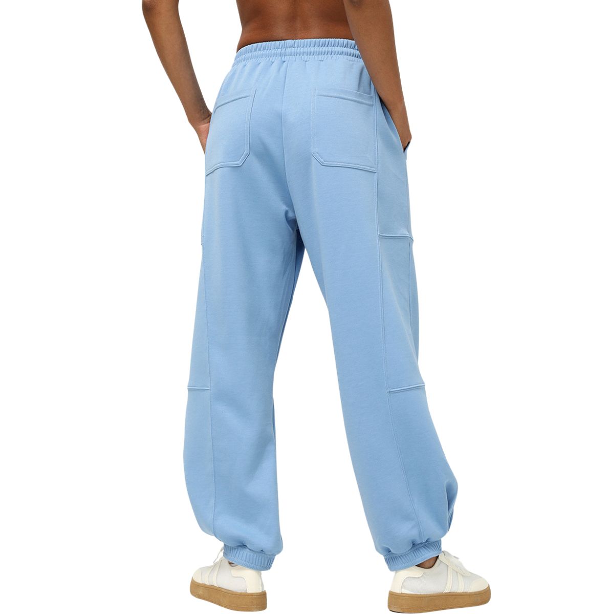 Women's Solid Baggy-Fit Joggers