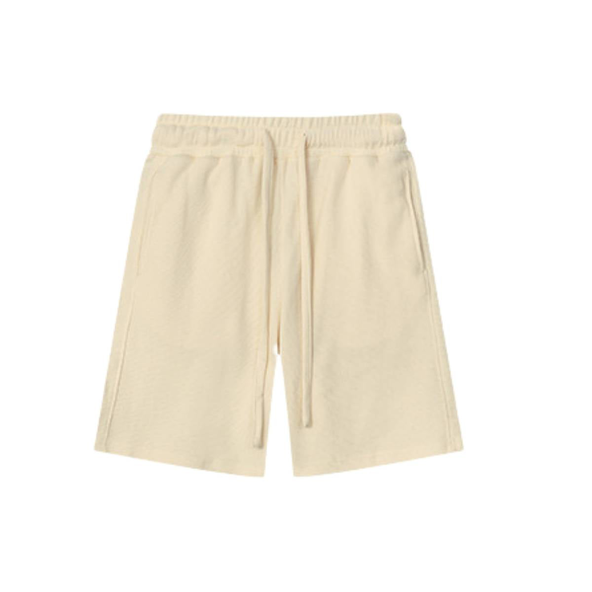330G Cotton Blend Athletic Casual Waffle Shorts