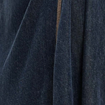 Dark Blue Denim Asymmetrical Hem Dress