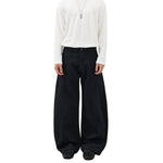 Seam‑Panel Balloon Wide Leg Trousers