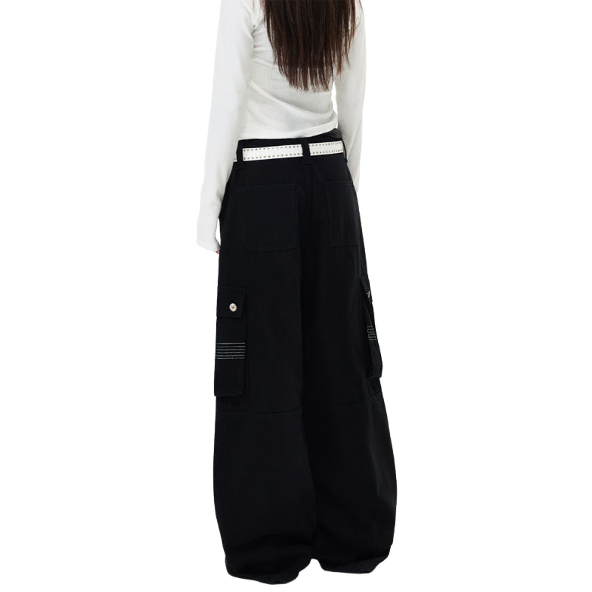 Utility Pocket Wide Leg Cargo Pants