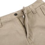 Seam‑Detail Wide‑Leg Twill Pants