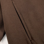 Minimalist Stand Collar Zip Up Sweatshirt