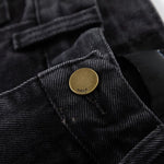 Vintage Washed Slim Flare Jeans