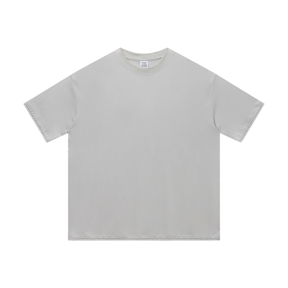 Vintage Wash Relaxed Linen-Cotton Blend Short Sleeve T-Shirt