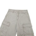 Bermudas con lavado vintage y salpicaduras de tinta