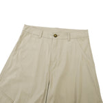 Loose Fit Curved Parachute Pants