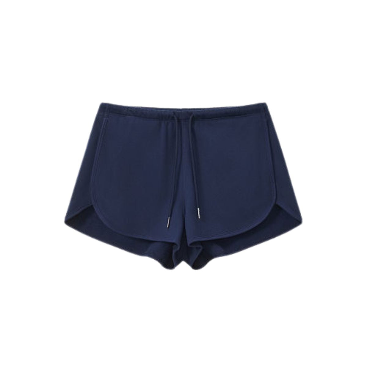 Drawstring Waist Terry Sport Shorts