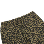 Leopard Print Patchwork Relaxed Wide-Leg Lounge Pants