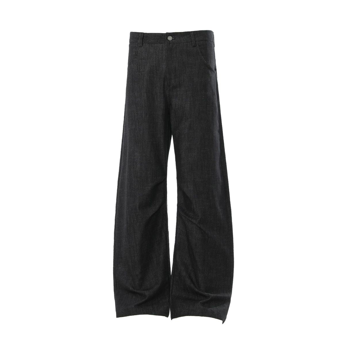 Old Money Draped Wide Leg Barrel Trousers