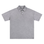 Stone-Washed Cotton Polo Shirt 9.3oz