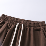 Pantalones cortos deportivos de algodón con salpicaduras de pintura