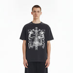 Vintage Washed Skeleton Graphic Oversized Streetwear Tee
