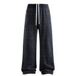 Sweatpants Washed Wide-Leg Vintage Streetwear Joggers