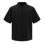 Zippered Polo Soft Cotton Everyday Casual Stylish Tee