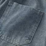 Bermudas vaqueras rasgadas con parches de camuflaje