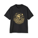 Octopus With Astronaut Helmet Graphic Tee-INNBLAC Fashion Apparel