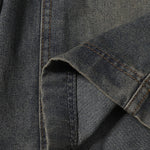 Bermudas vaqueras rasgadas con parches de camuflaje