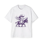 Little Cowboy Angel Sleepy on Donkey Graphic Tee-INNBLAC Fashion Apparel