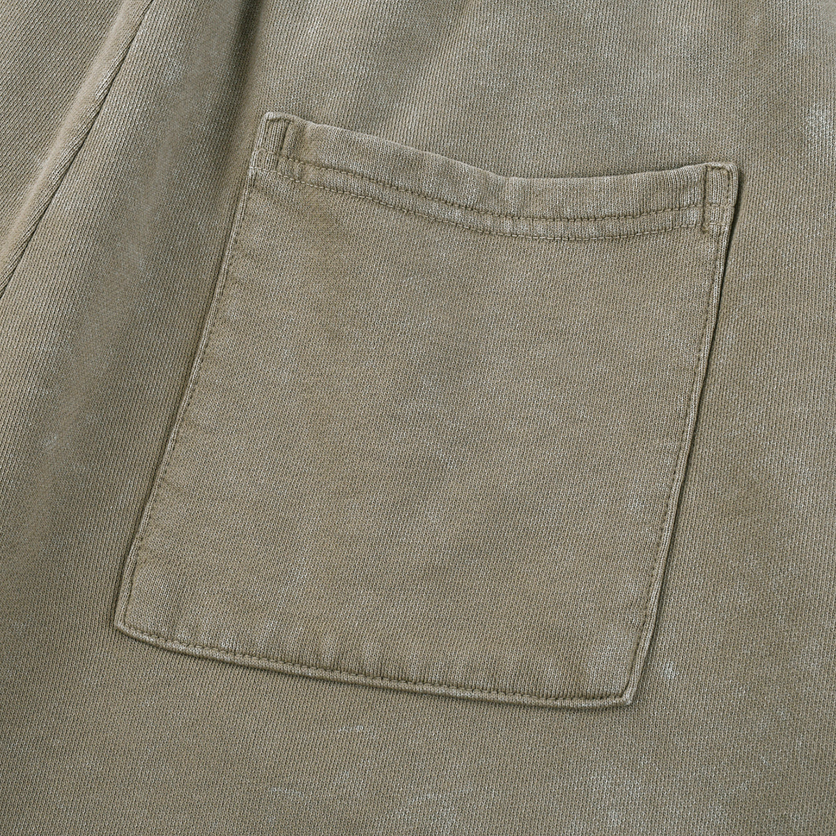 Washed Faded Cotton Sweatshorts