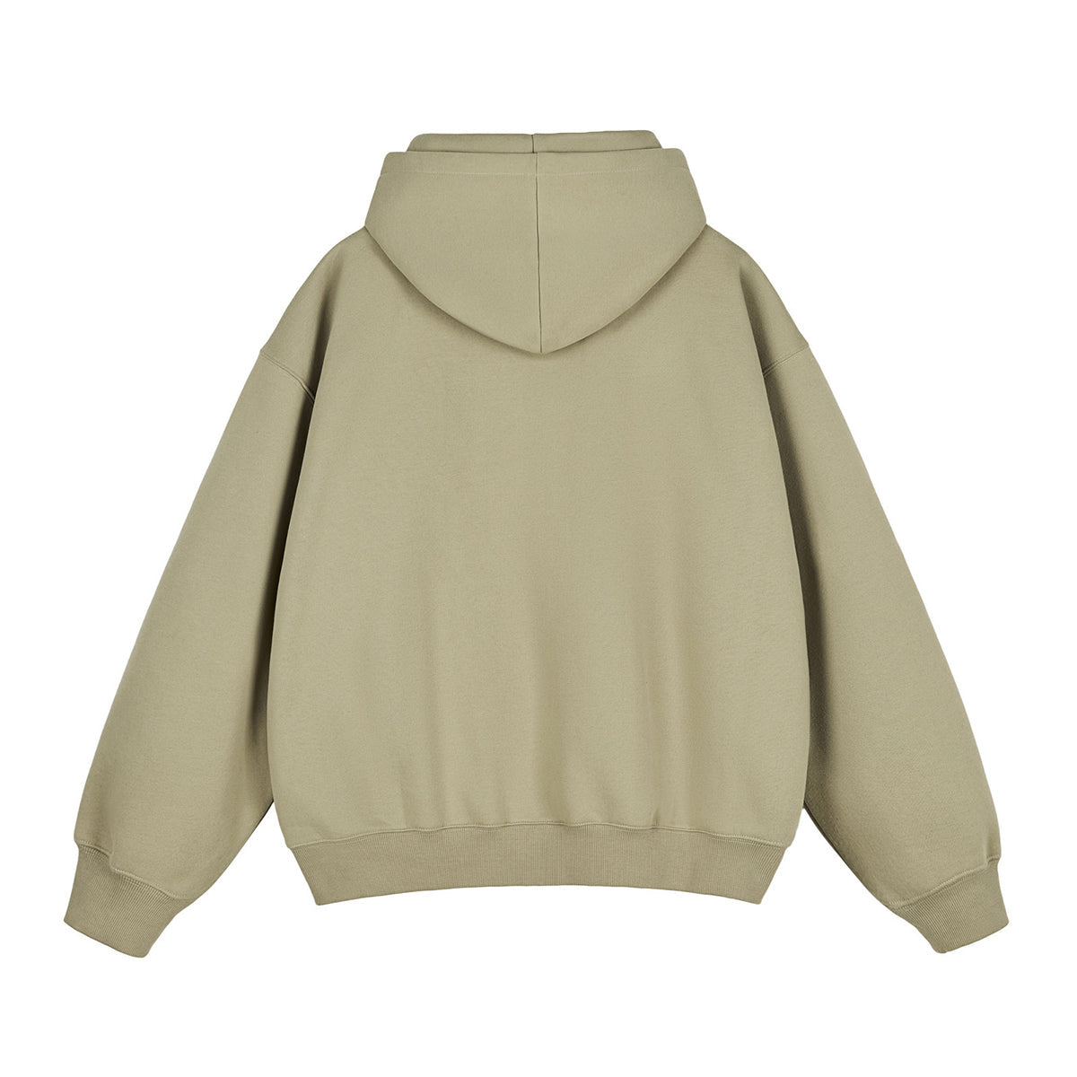 Heavyweight Double-Slider Zipper Fleece Hoodie