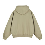 Heavyweight Double-Slider Zipper Fleece Hoodie