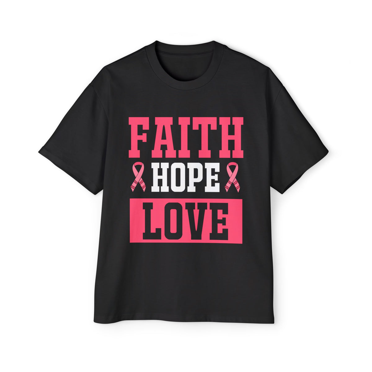 Faith Hope Love Graphic Tee-INNBLAC Fashion Apparel