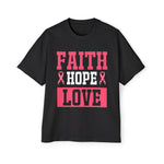 Faith Hope Love Graphic Tee-INNBLAC Fashion Apparel