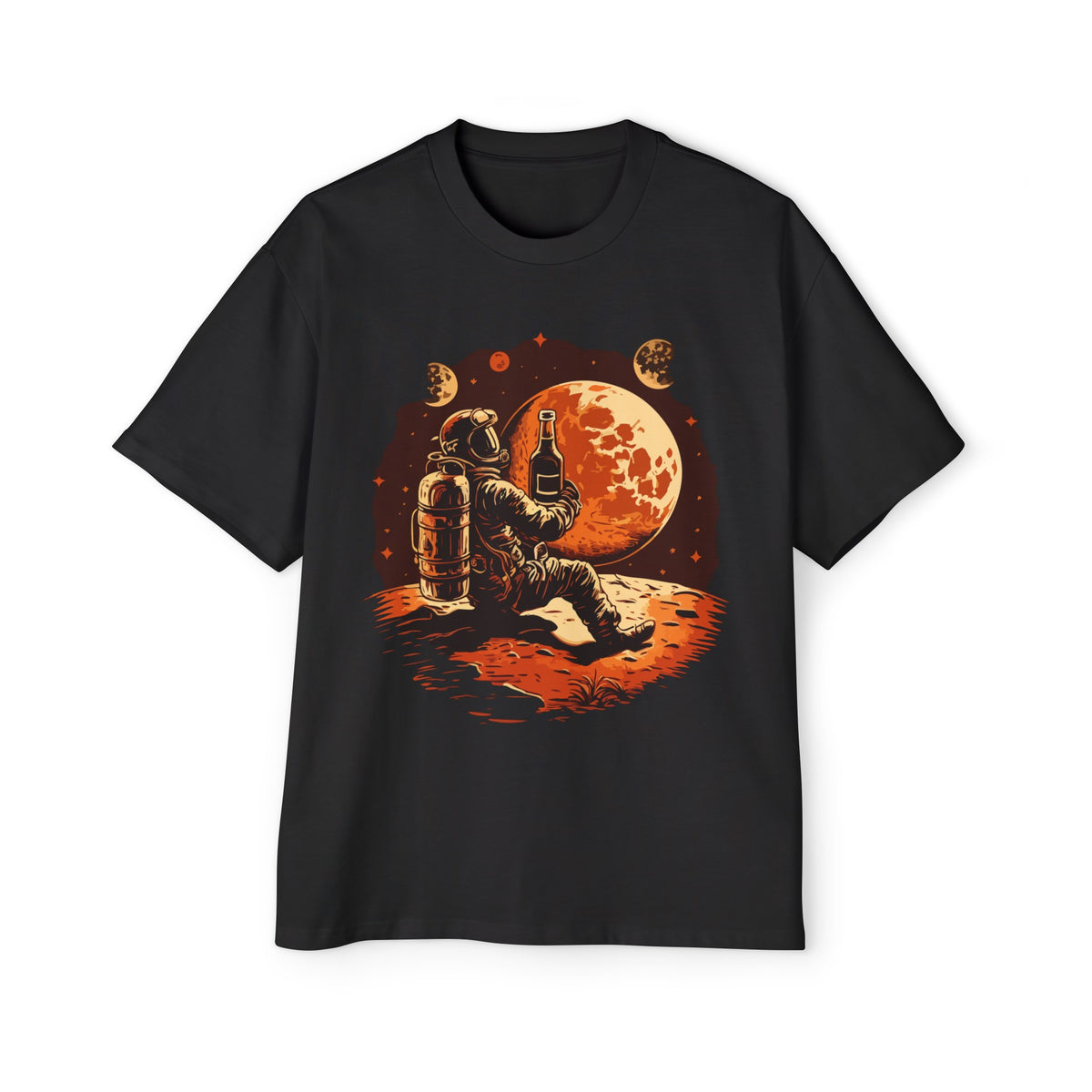 Space Pirate Rum Graphic Tee-INNBLAC Fashion Apparel