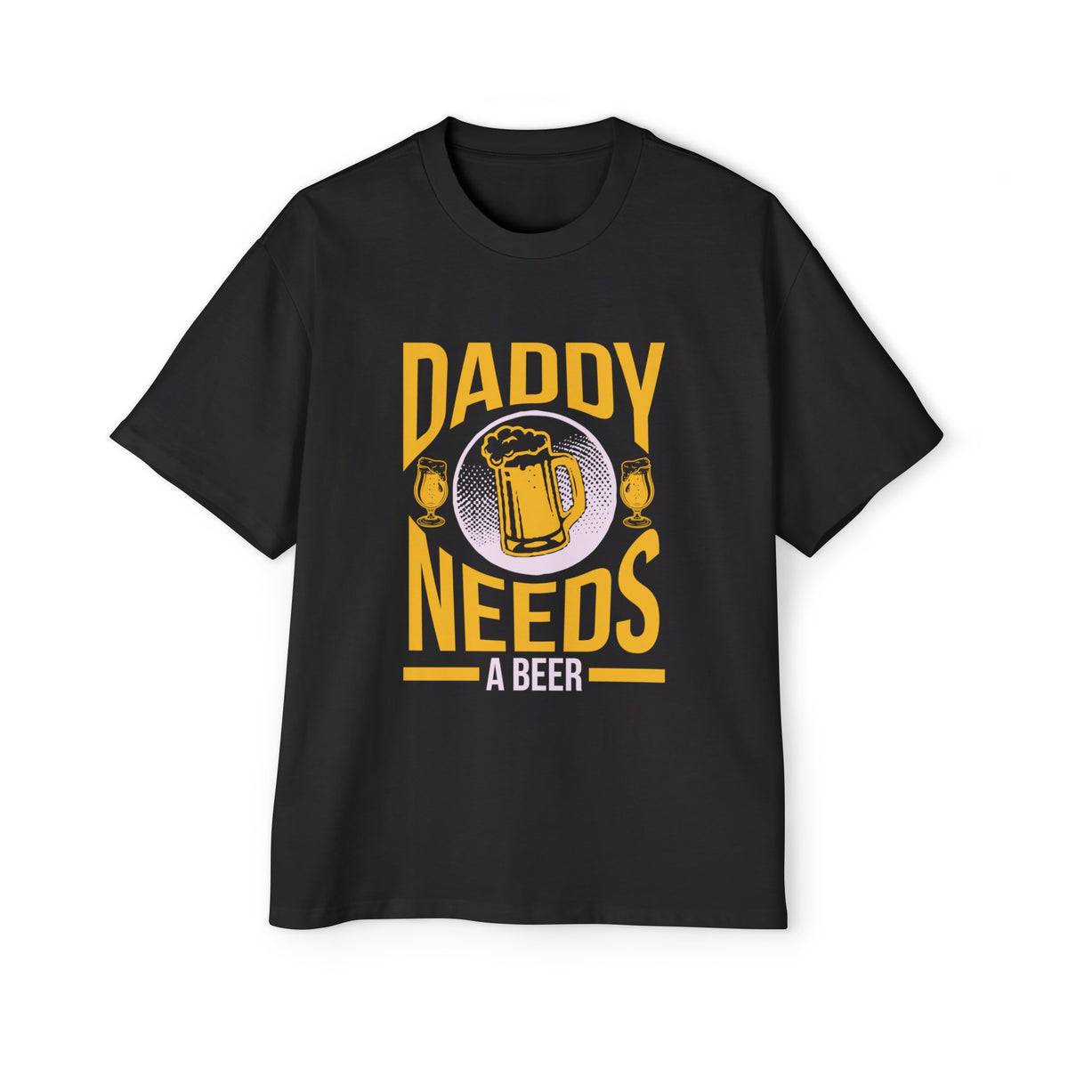 Daddy Needs A Beer Graphic Tee-INNBLAC Fashion Apparel