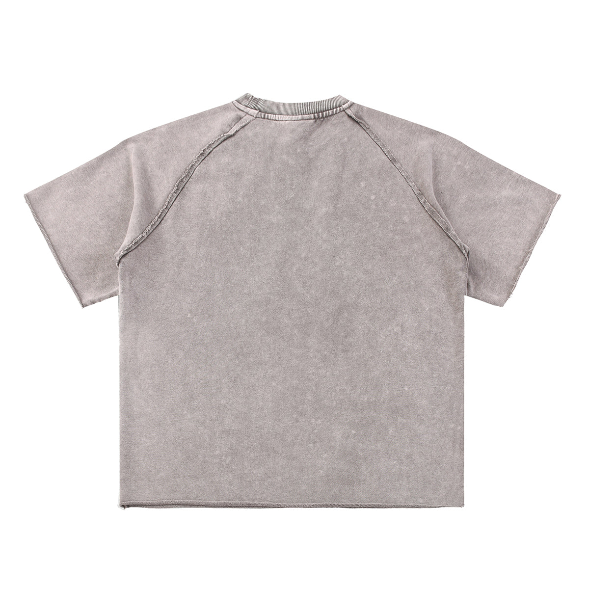 Heavy Washed Wax-Dyed High Street Raglan Tee
