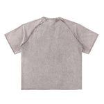 Heavy Washed Wax-Dyed High Street Raglan Tee