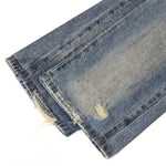 Vintage Distressed Ripped Relaxed-Straight Jeans