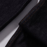 Classic Dark Wash Wide-Leg Denim Jeans