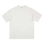 Crew Neck Solid Color Cotton Tee 7.5oz