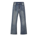 Light Wash Slight Flare Mid Rise Vintage Jeans