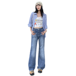 Whiskers Wide Leg Jeans-INNBLAC Fashion Apparel