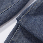 Bermudas vaqueras rasgadas con parches de camuflaje