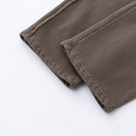 Raw Edge Straight Leg Fleece Sweatpants