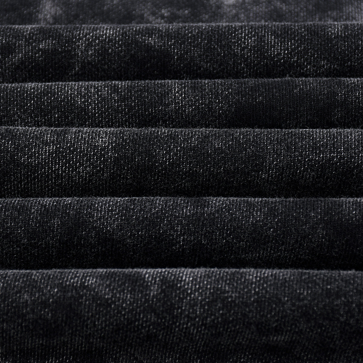 Stone-Washed Distressed Loose-Fit Sweatshirt