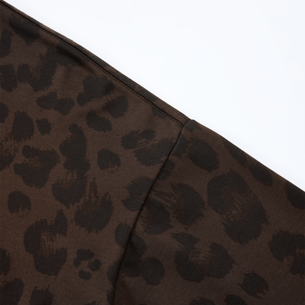 Leopard Print Oversized Short Sleeve Tee Shirt