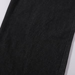 Shibuya Dragon Embroidered Wide Leg Jeans