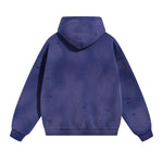 Rips Soft Fleece Lined Distressed Pullover Hoodie