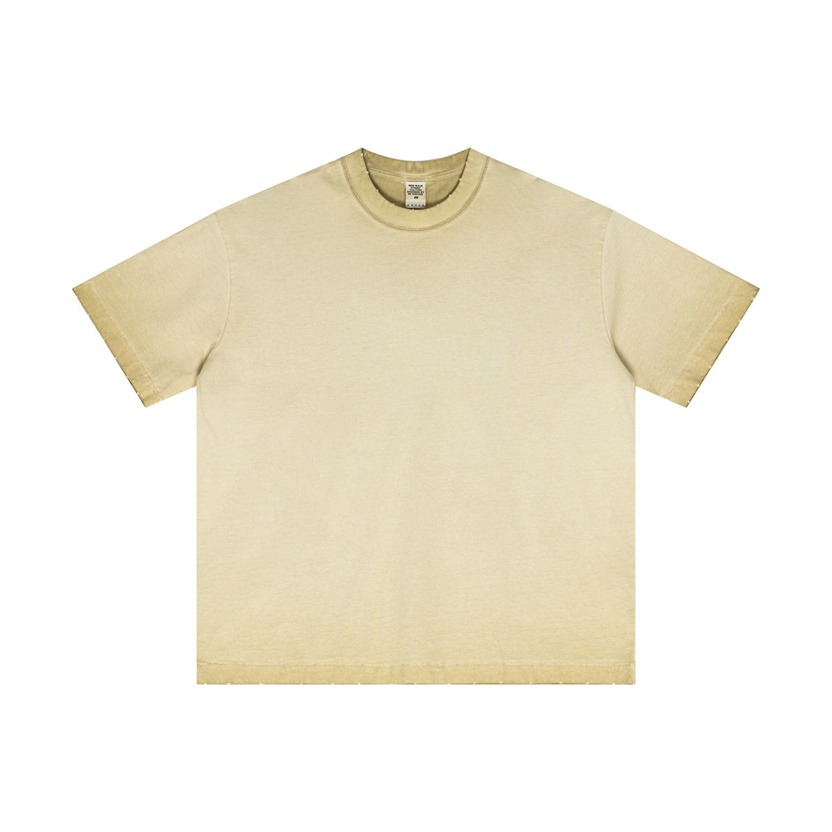 Heavyweight Wash Distressed Baggy Tee 8.25oz-INNBLAC Fashion Apparel