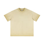 Heavyweight Wash Distressed Baggy Tee 8.25oz-INNBLAC Fashion Apparel