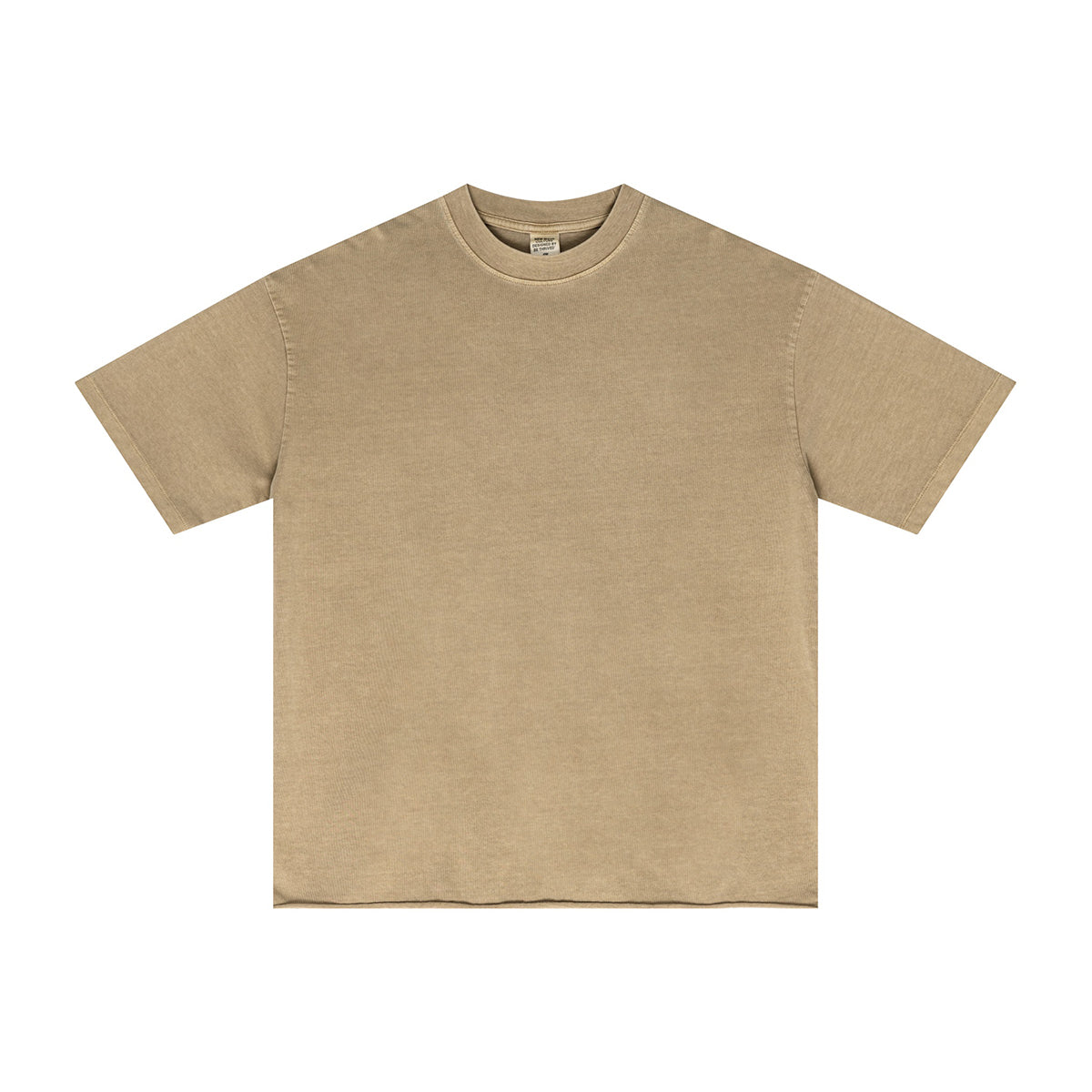 Heavyweight Washed Raw Edge Tee 8oz