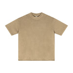 Heavyweight Washed Raw Edge Tee 8oz