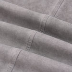 Camiseta sin mangas con borde sin rematar y costura trasera de 7.5 oz