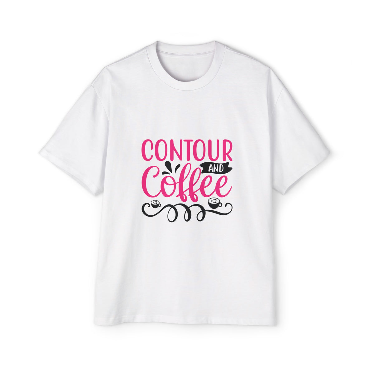 Contour And Coffee Graphic Tee-INNBLAC Fashion Apparel