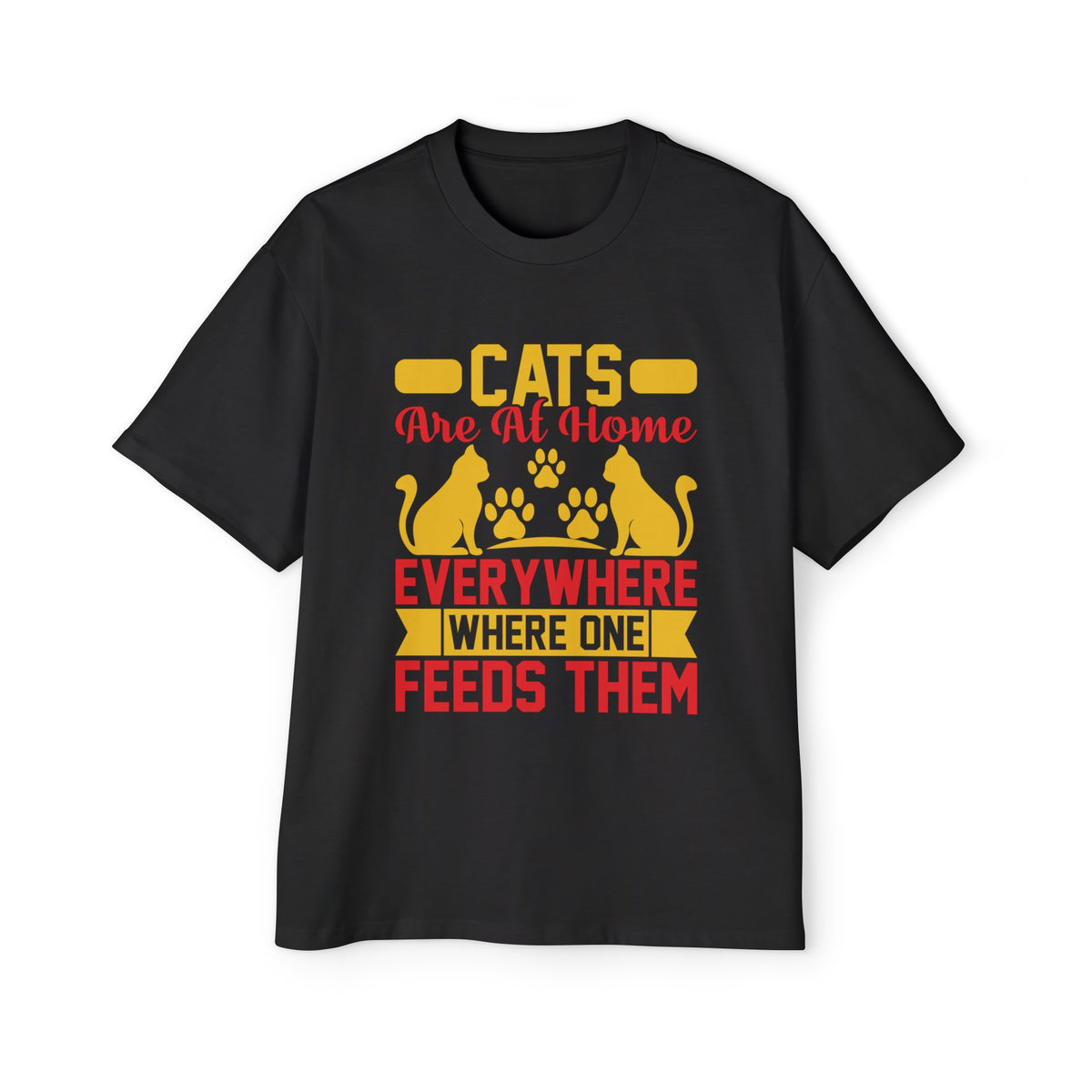 Cats Quote Graphic Tee-INNBLAC Fashion Apparel